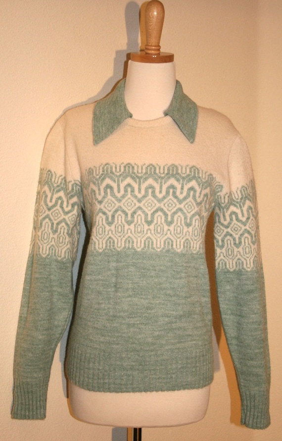 Vintage 70s Ski Sweater, Ski Sweaters, Vintage Swe