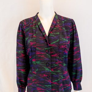 Vintage Silk Blouse SK & Company Petite, Vintage 1990s