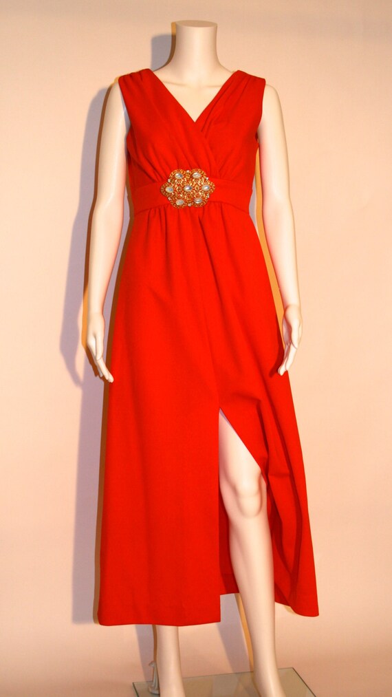 Vintage 70s Joseph Magnin Maxi Dress, 70s Maxi Dre