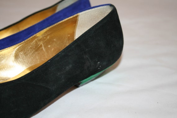 Vintage ENZO Angiolini Mardi Gras Patterned Low P… - image 5