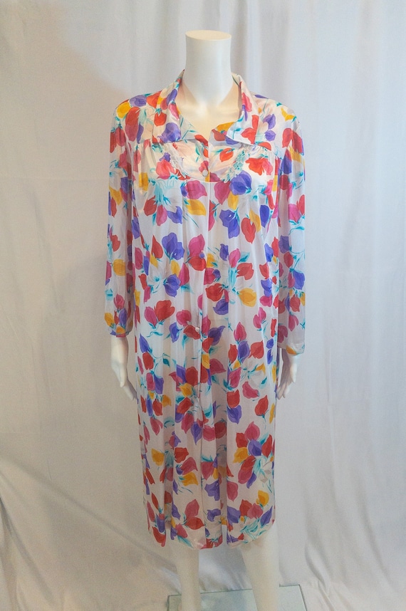 1980s Vanity Fair Floral Robe