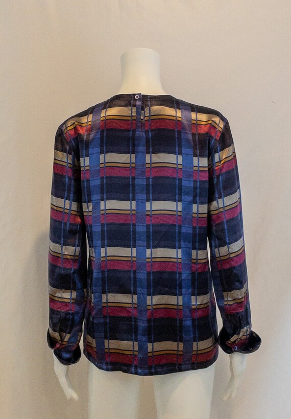 Vintage 1970s Silk Blouse Neiman Marcus - image 3