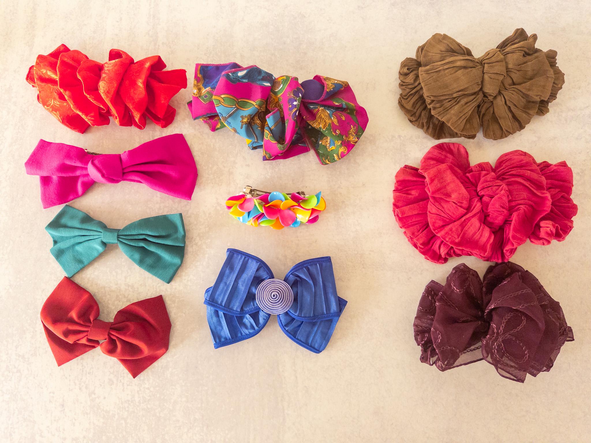 Lot of 4 Vintage 80’s giant hair bows Vintage 80 main image 4