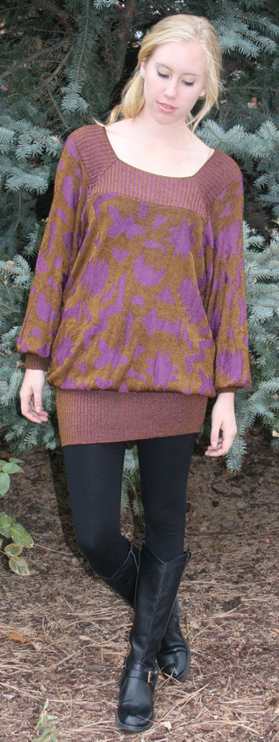 Vintage Italian Tunic Sweater, Tunic sweaters, Vin