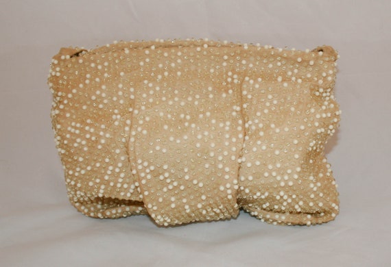 Vintage 1960s Dotty Beaded Handbag - image 3