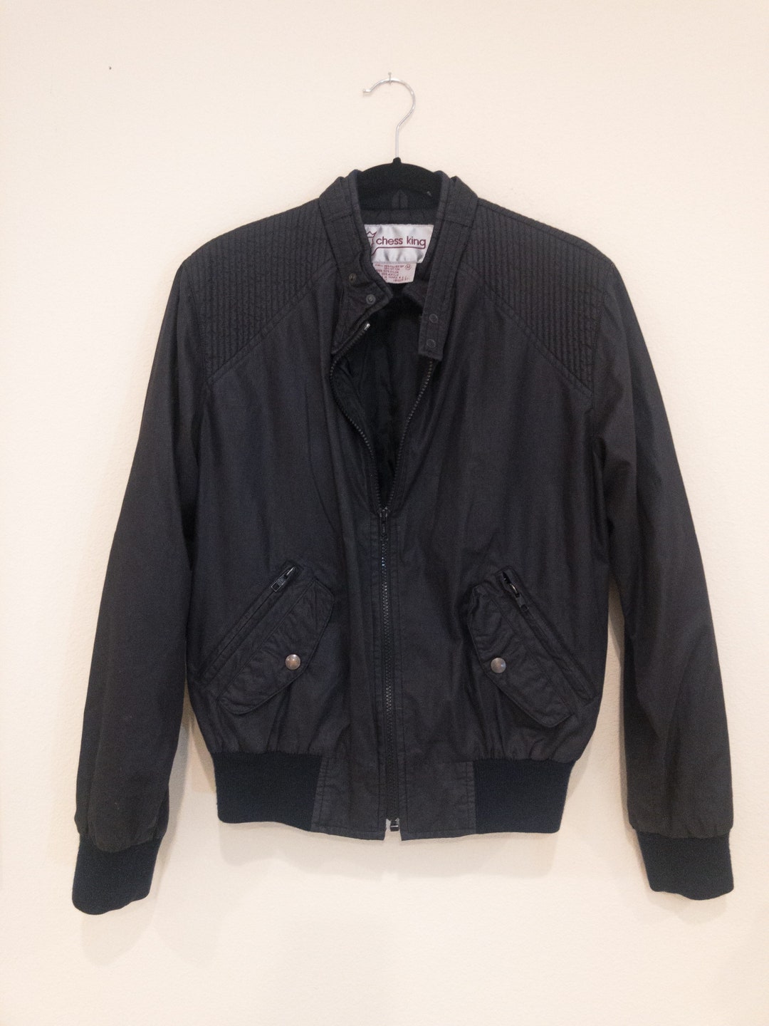 ◇BITTER CELLS◇ Chess Vintage JacketBlack Chess Vintage Jacket-Black - 비터셀즈(bittercells)