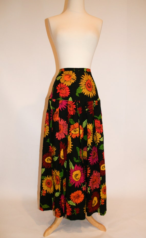 sunflower maxi skirt
