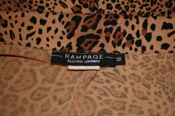 Vintage Leopard Print Wrap Dress by Rampage - image 5