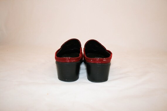 Vintage Stuart Weitzman Red Snakeskin Printed Lea… - image 5