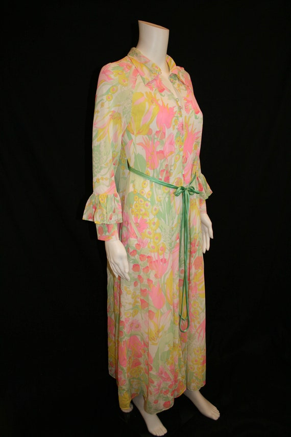 Vintage Lingerie, Vintage Robe, 1960s Claire Sand… - image 2