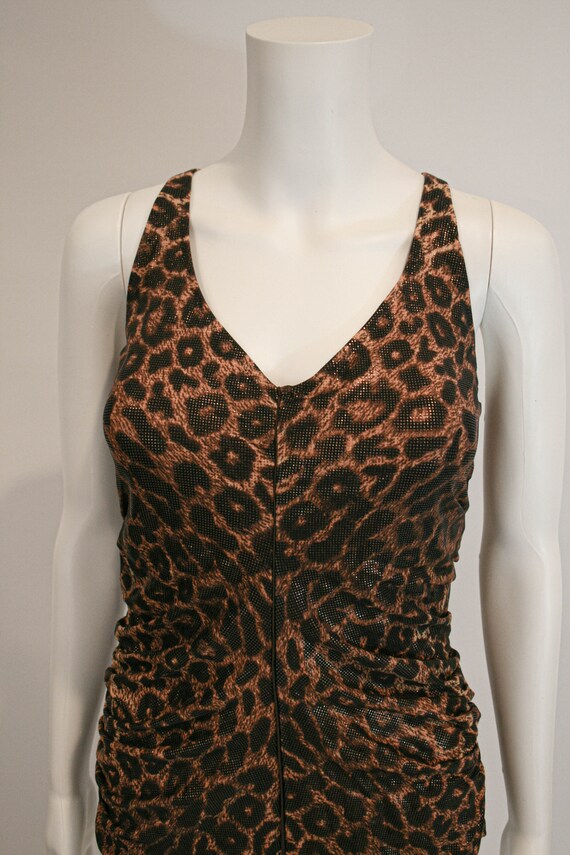 Vintage Gottex Leopard Print Swim Suit and Coverup Ja… - Gem