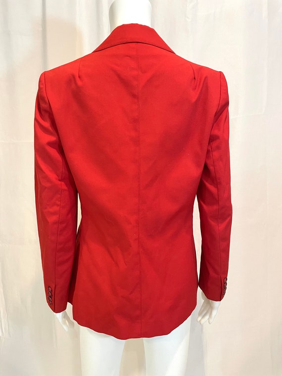 Vintage 1970s Evan Picone Red Blazer Neiman Marcus - image 3