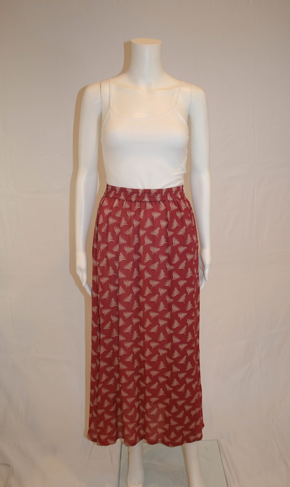 Vintage Anne Klein II Silk Skirt