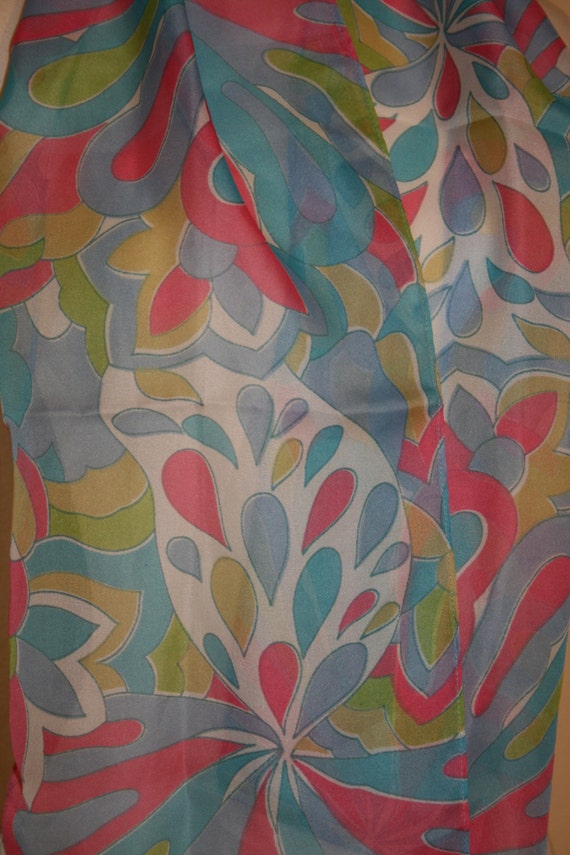 70s Psychedelic Scarf - image 3