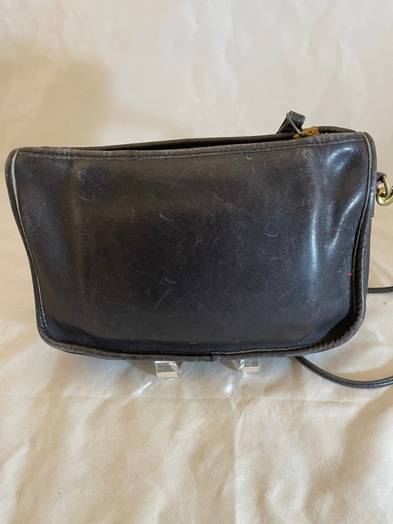 Vintage 1960s Leather Coach Bag - image 4