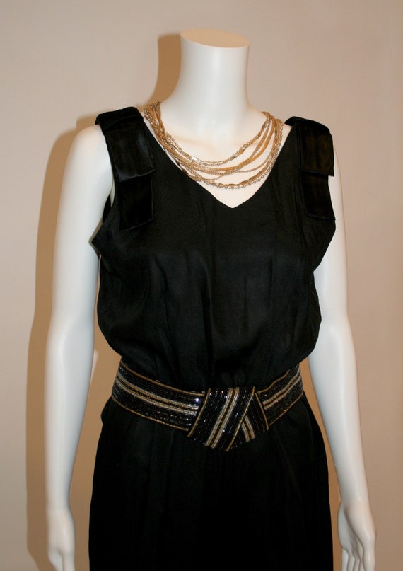 Fabulous Vintage Black Romper - image 3