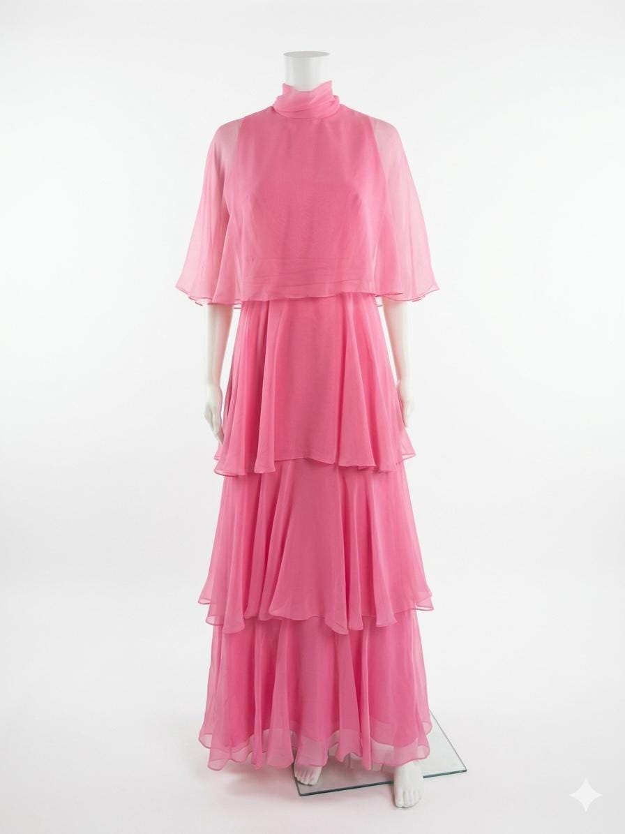 Vintage Pink Bridesmaid Dress - Etsy Vintage Pink Bridesmaid Dress - Etsy