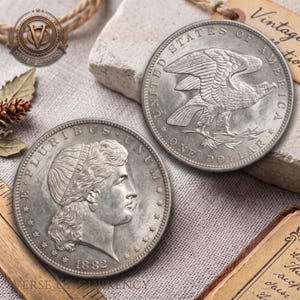 1882 United States Shield Earring Pattern Silver Dollar Replica Coin