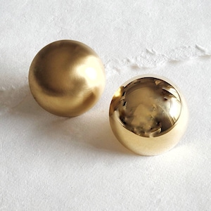 Large brass Dome round circle Ring adjustable