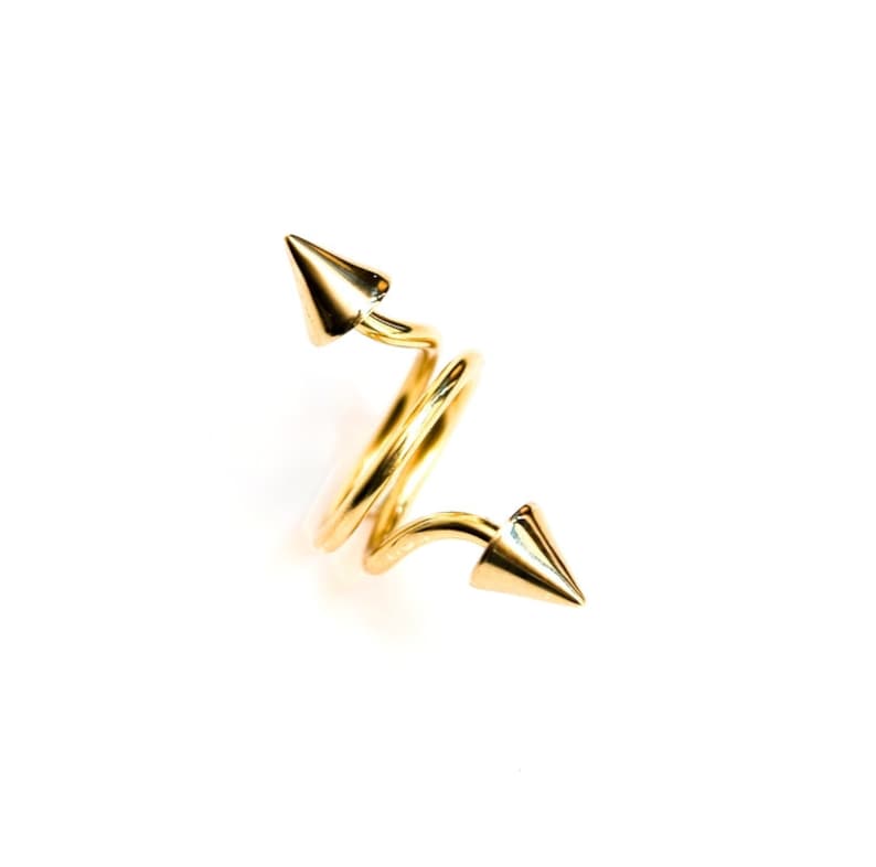 Double Spike Ring