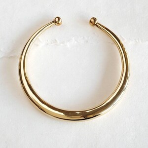 Brass Simple bold thick tuareg Collar necklace tribal African style choker reversible