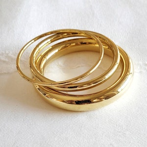 Brass simplicity golf  bangles bangle bracelet set
