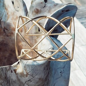 •LATTICE• brass bracelet