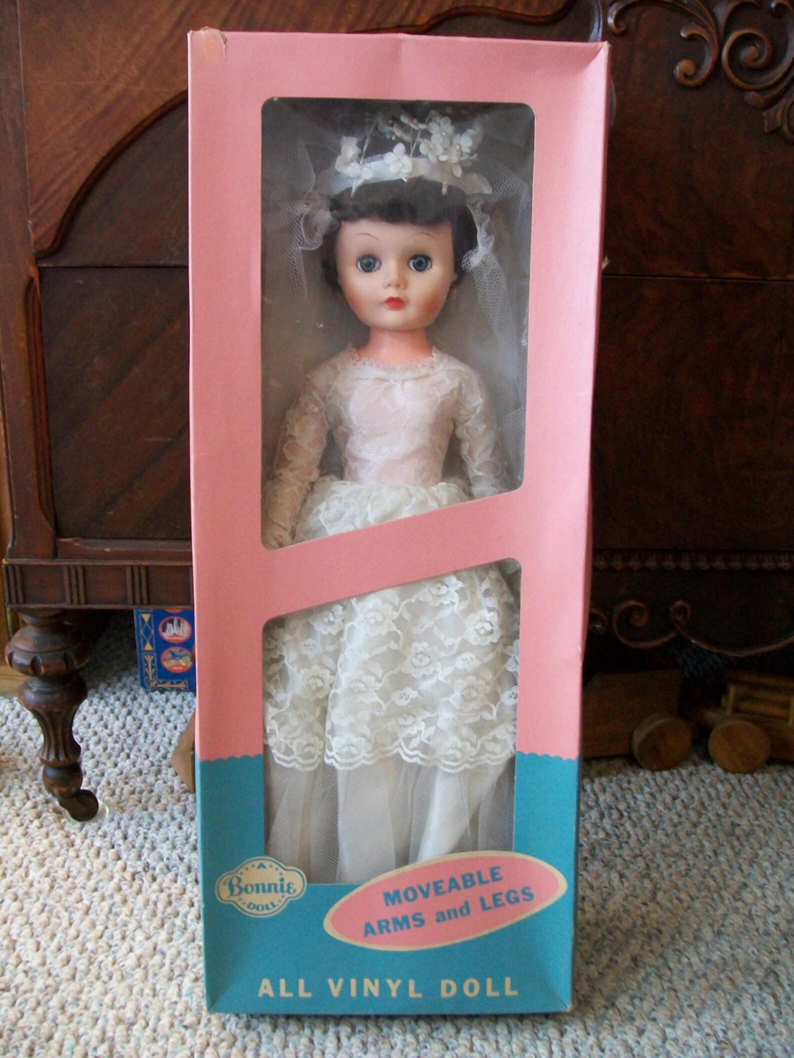 Beautiful Vintage Bonnie Bride Doll by Allied 1960's | Etsy