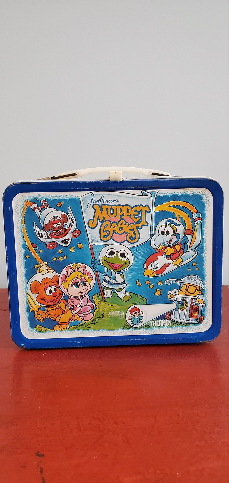Vintage Muppet Babies Metal Lunch Box Jim Henson's The | Etsy