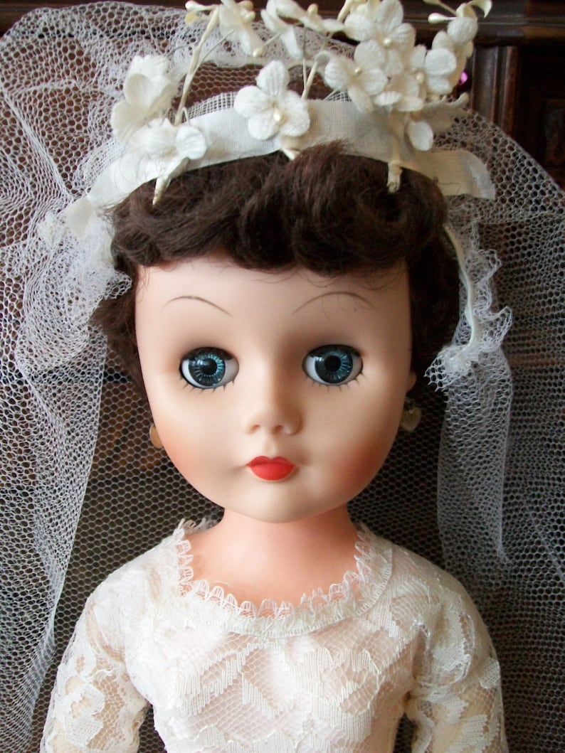 Beautiful Vintage Bonnie Bride Doll by Allied 1960's Etsy