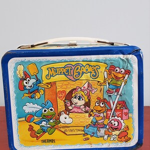 Vintage Muppet Babies Metal Lunch Box Jim Henson's The | Etsy