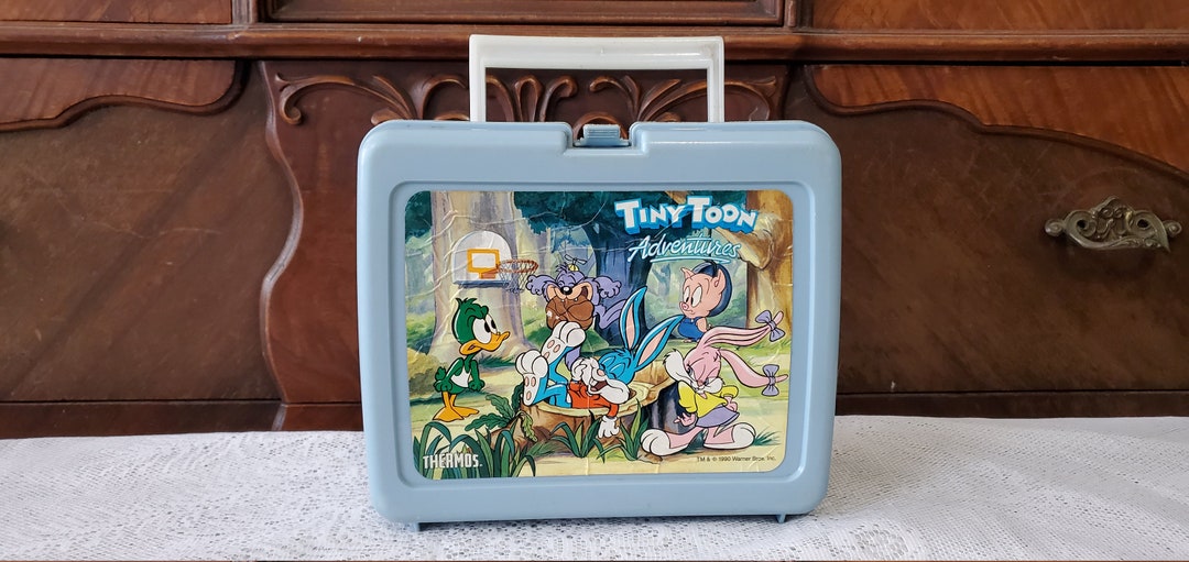 1990 Tiny Toon Adventures Lunch Box Vintage Warner Brothers Thermos Lunchbox Tiny Toons - Etsy