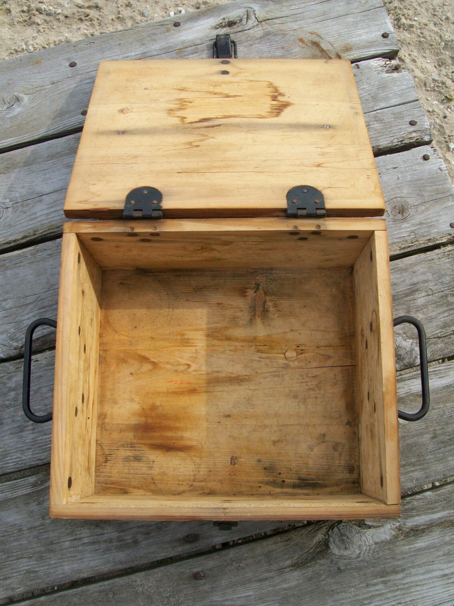 Wood Ammo Box Old Wooden Ammunition Box Vintage Military Etsy