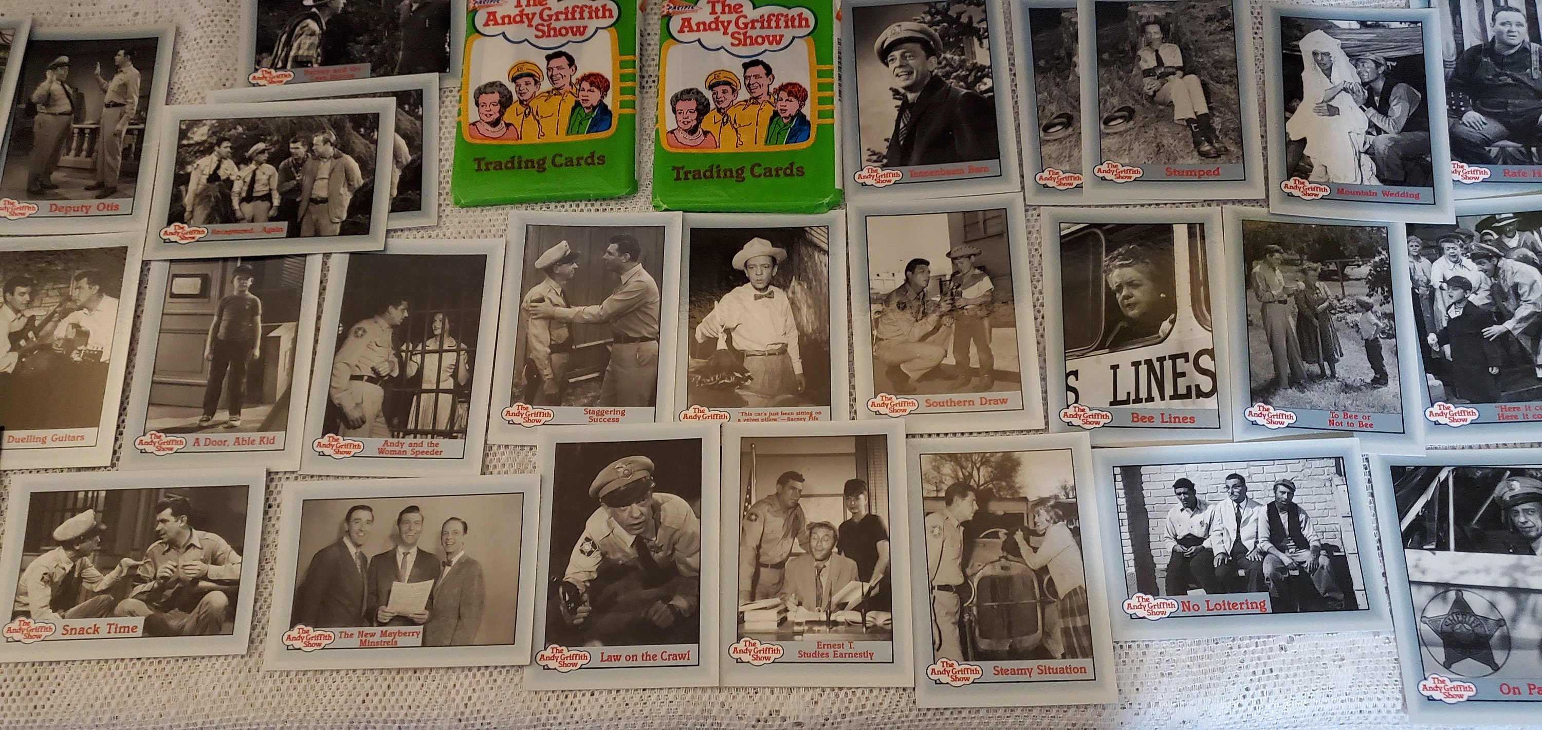 The Andy Griffith Show Trading Cards 1990 Mayberry Etsy