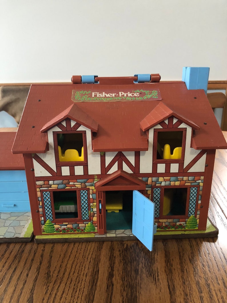 Vintage 1980's Fisher Price Doll House | Etsy