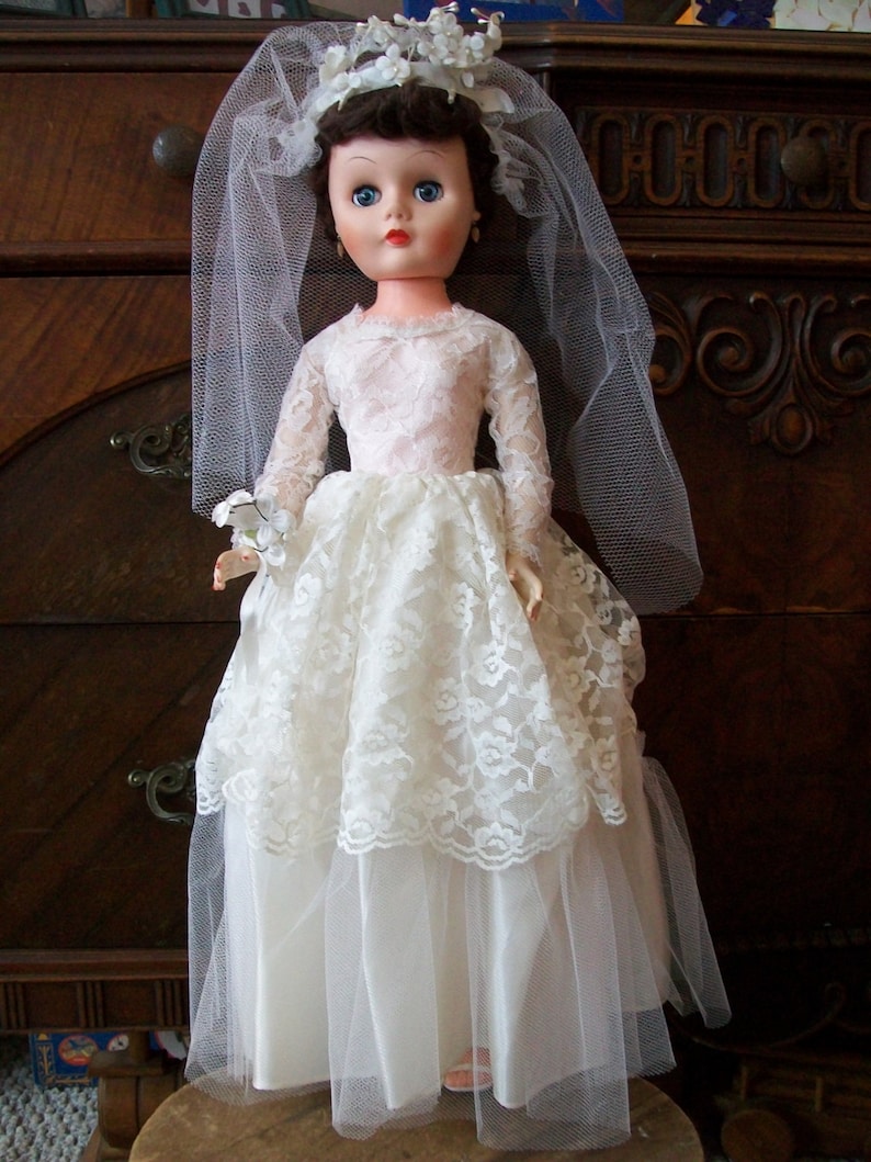 Beautiful Vintage Bonnie Bride Doll by Allied 1960's Etsy