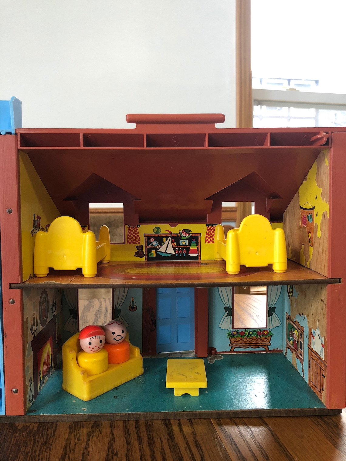 Vintage 1980's Fisher Price Doll House Etsy Canada