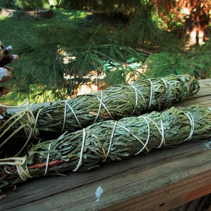 Cedar Bundle~ Ethically Wildcrafted, Wrapped with Hemp, California Cedar Smudge