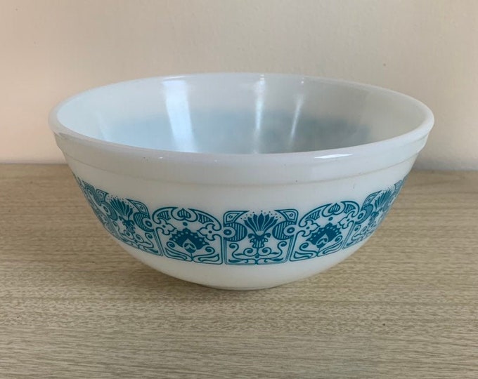 Vintage Pyrex Horizon Blue 403 Mixing Bowl Etsy
