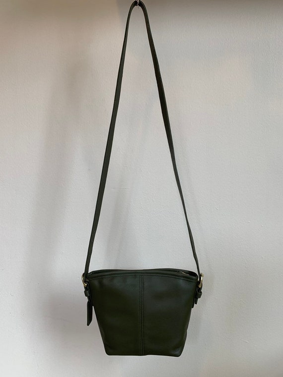 Vintage Coach Bag, Coach Macdougal Zip, Bottle Green Coach