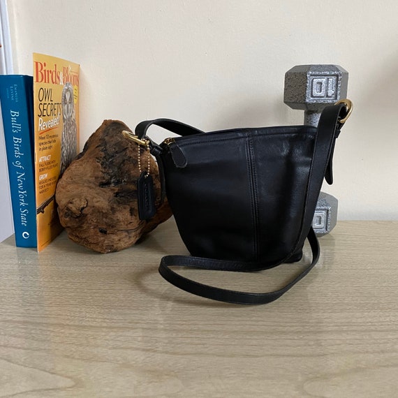Vintage Coach Bag, Coach Macdougal Zip, Black Coac