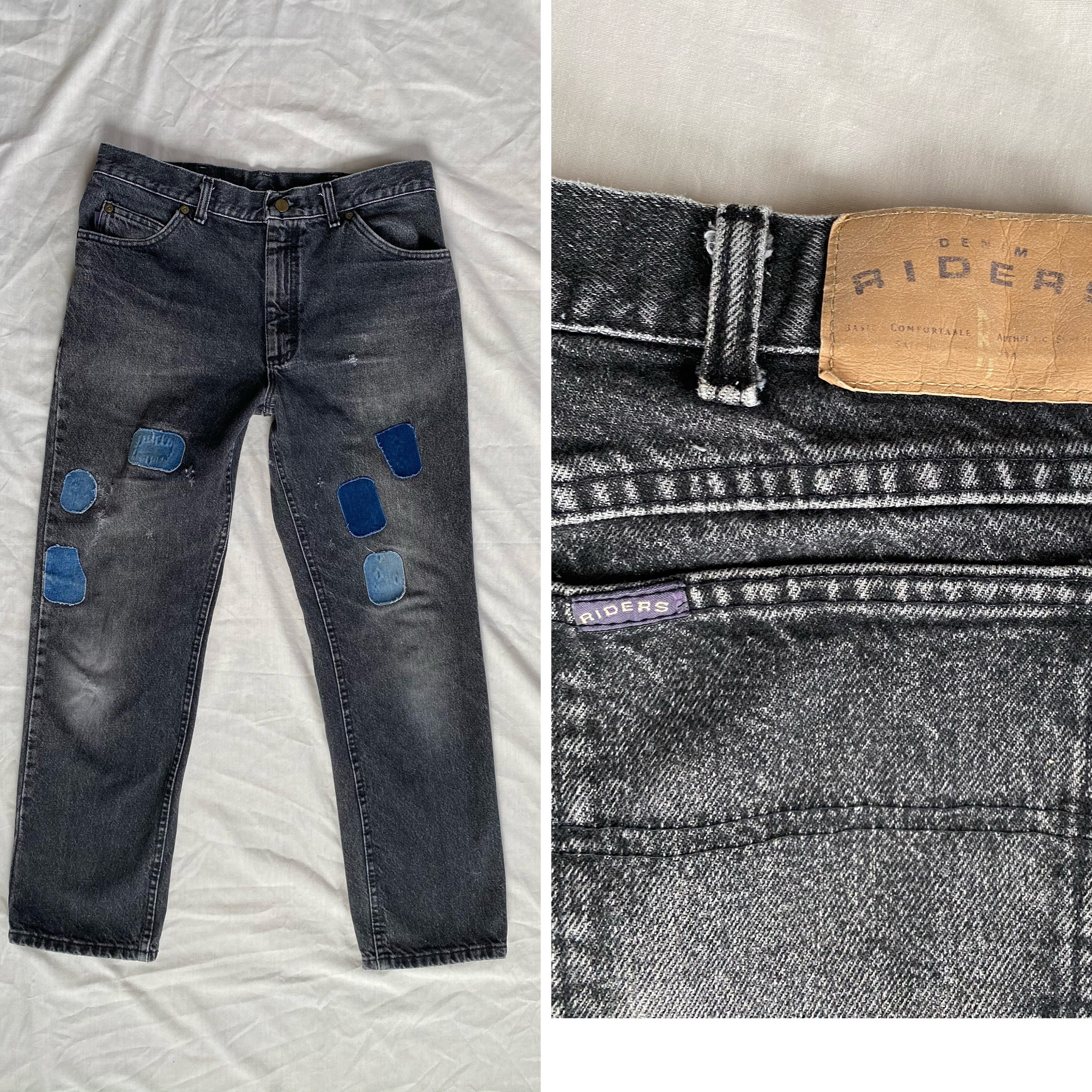Lee Riders Patched Jeans 32x29 Size 32 