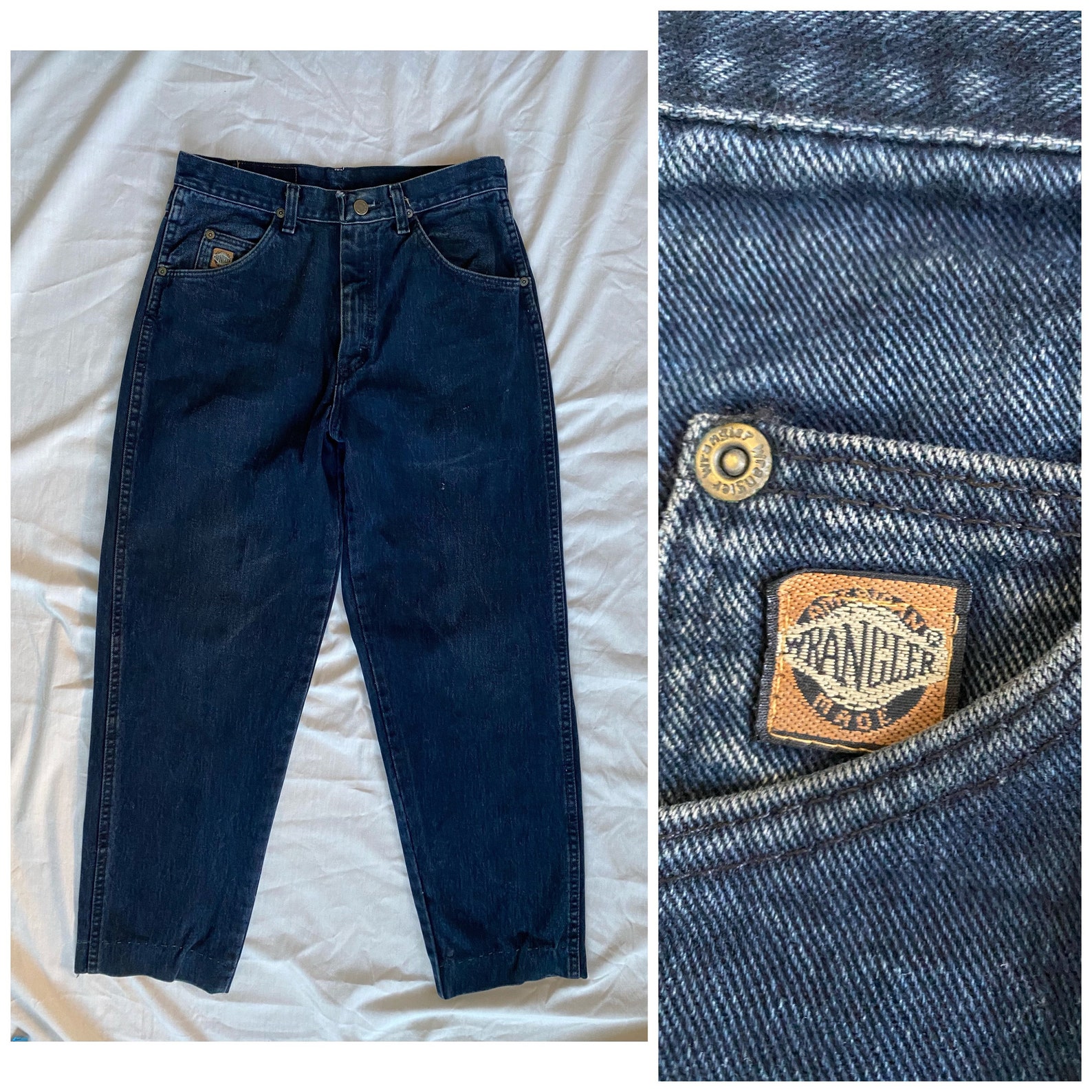 Wrangler Jeans 30x27 Made in USA Jeans Short Jeans Boyfriend - Etsy