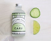Cucumber + Lime ORGANIC Facial Toner, Alcohol-Free, made of organic HYDROSOLS, great for combination skin