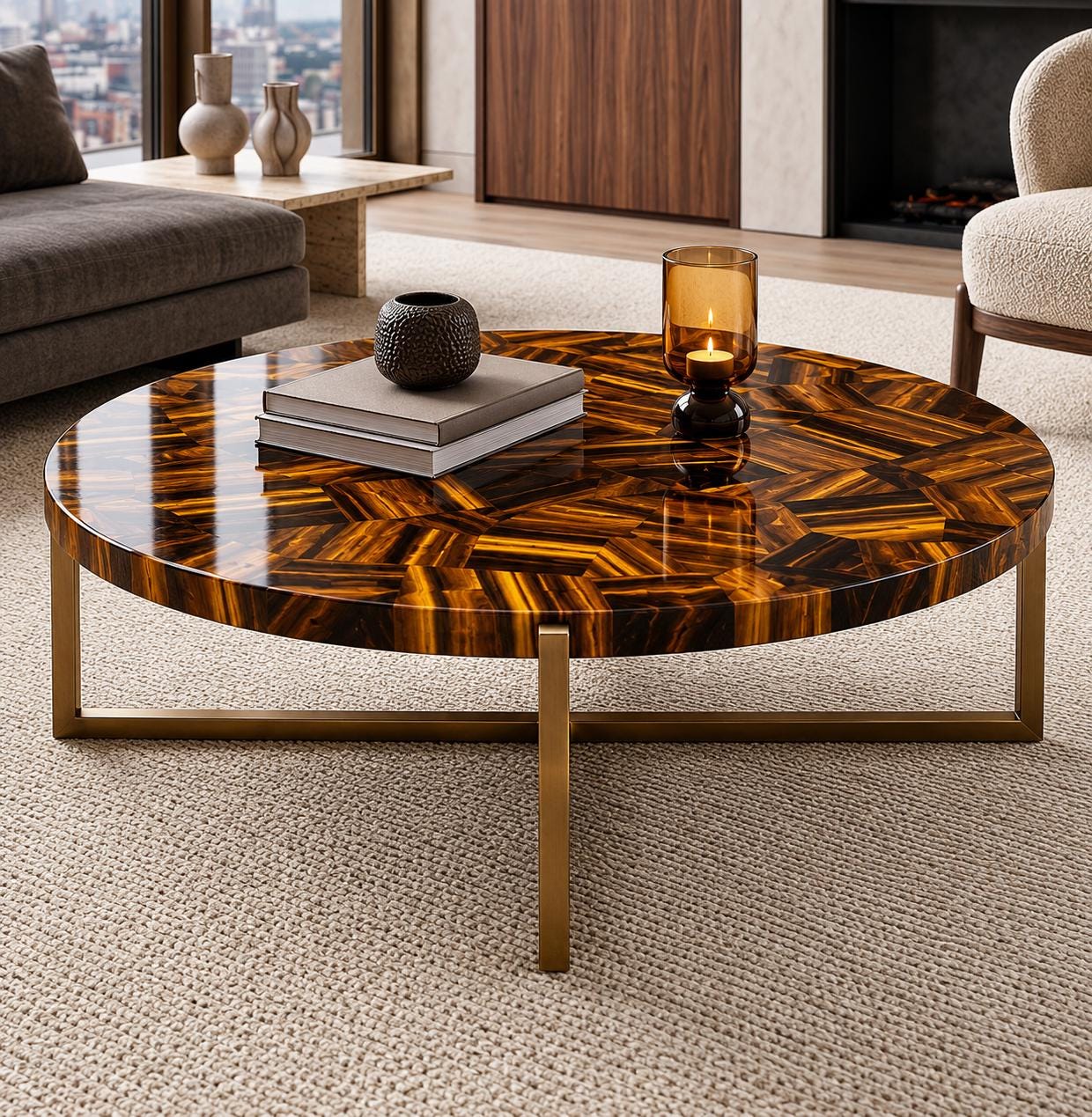 Tiger Coffee Table - Etsy