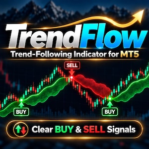TRENDFLOW BUY & SELL For MT4/MT5 XAUUSDGold