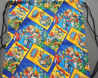 Justice League Teen/Adult Drawstring Bag