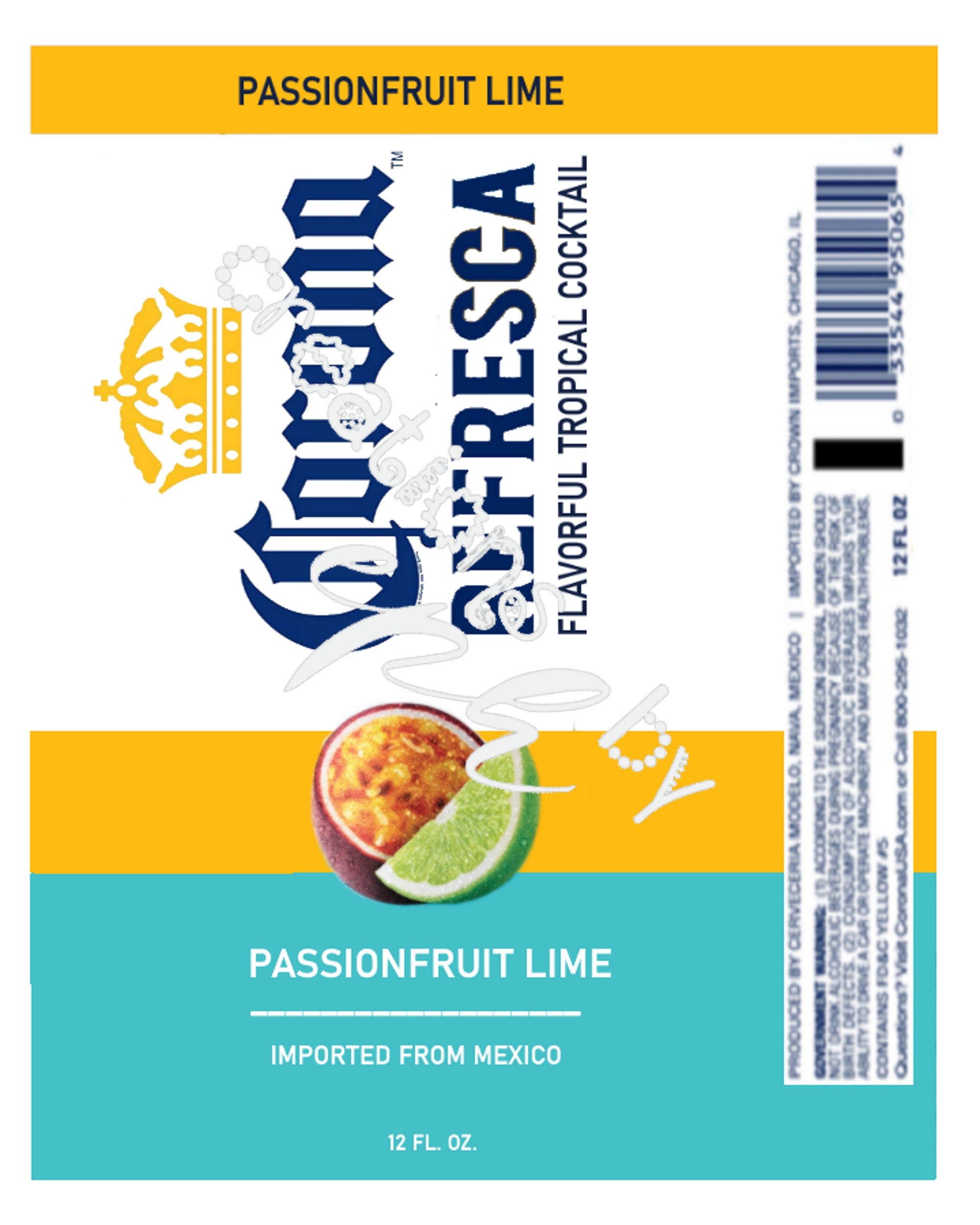 Corona Refresca Passionfruit tropical cocktail waterslide