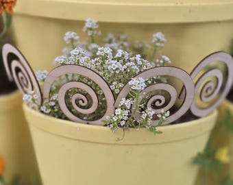 Mini Spiral Stakes for Garden Pots