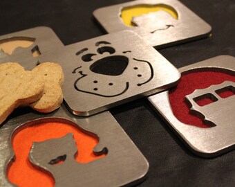 Scooby Do Stainless Coasters, Set of 5